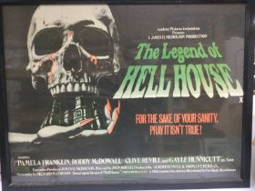 A UK Quad film poster for the 1973 horror movie 'T
