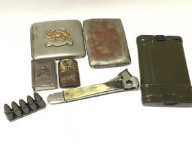 A collection of retrospective WW2 items including