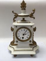 A collection of mantle clocks with Roman numeral d