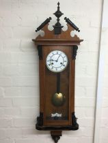 A Vienna style wall clock. Shipping category D.