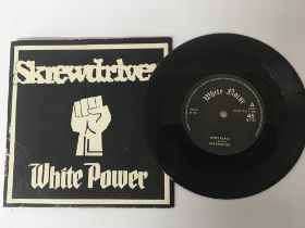 A Single 45 RPM record by the Screwdriver White Po