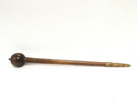 An unusual knobkerrie possible from circa 19th cen