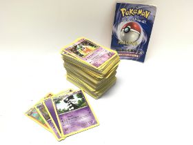 A collection of Pokemon cards. Postage category A