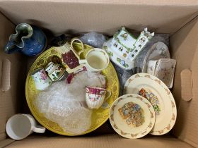 A collection of mixed collectors china including B