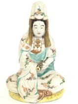A late 19th century Japanese Kutani satsuma porcel