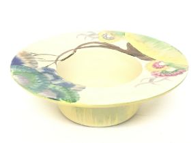 A restored Clarice Cliff Viscaria bowl. Postage ca