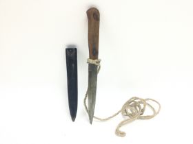 A WWII German Wermucht Boot Knife By Tiger Solinge