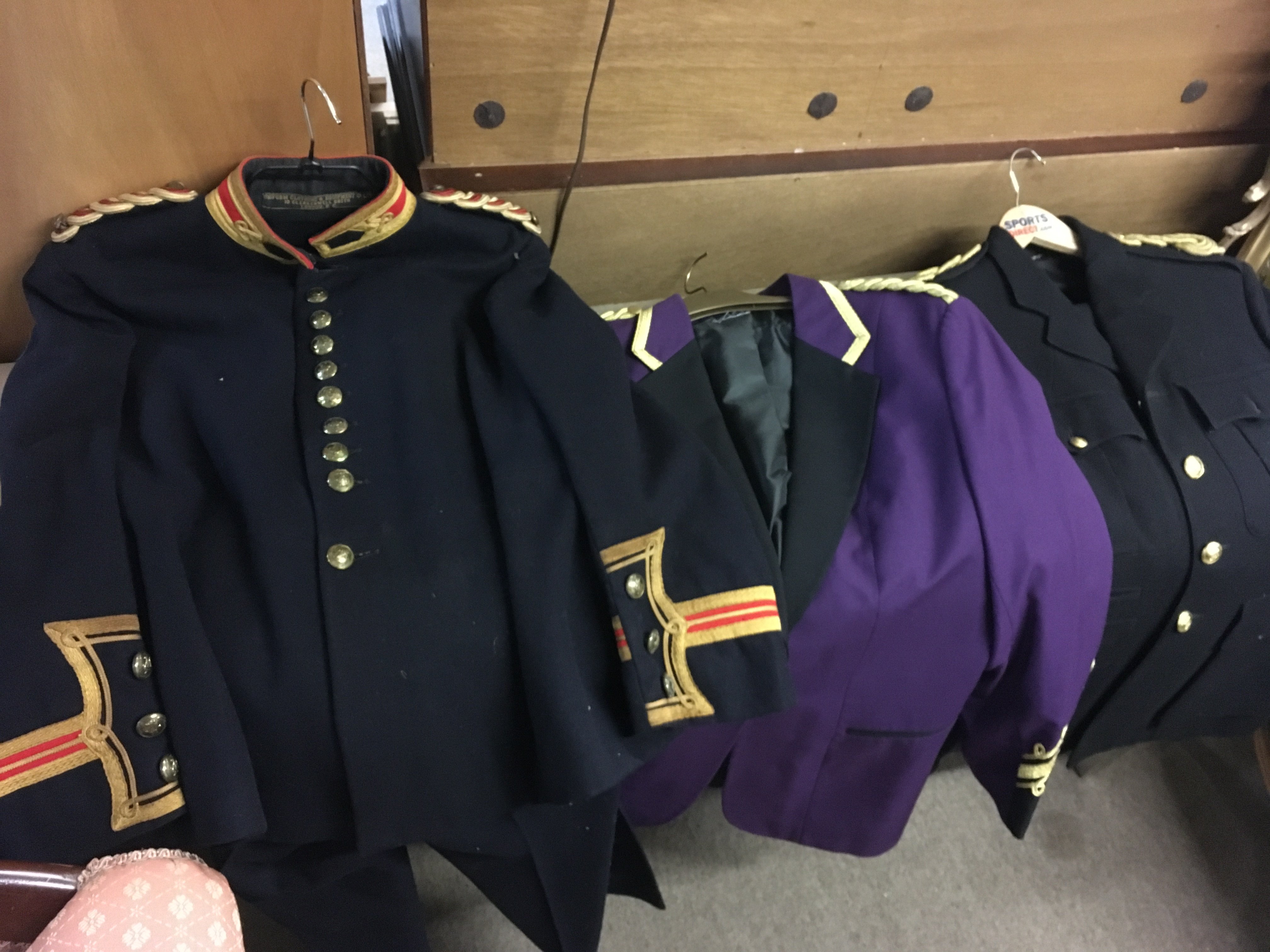 A collection of military uniforms including - Image 2 of 4