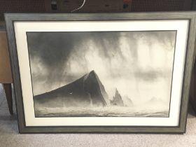 An Etching titled The Three Sister pencil signed b