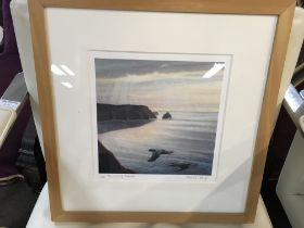 A framed limited edition print by Deborah king and