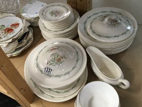 A Royal Doulton Fairfield pattern dinner service.