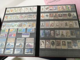 Three Album of unused mint stamps well presented S