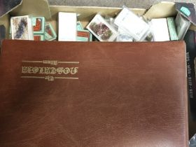 A collection of Cigarette card albums and loose ca