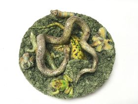 A paisley reptile plate. CAT D