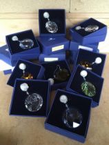 A collection of Swarovski sun catchers, all in fit