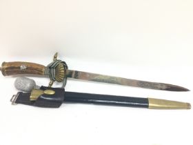 A Surperb Nazi Hunting Association Dagger With Ori