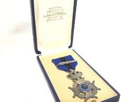 WW1 Belgium An Order Of Leopord li V class knight