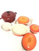 A Collection of French kitchenware including Le Cr