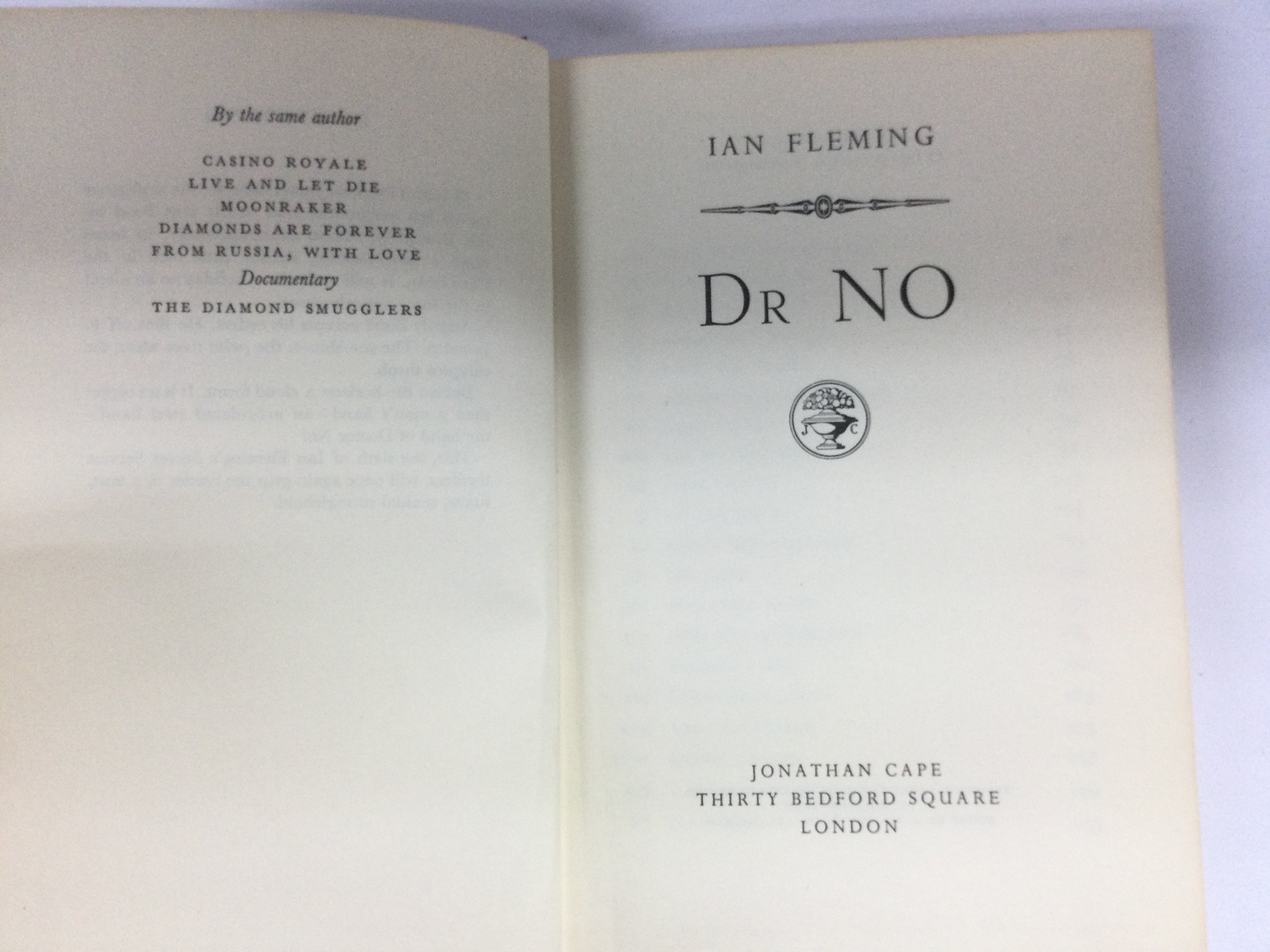 A 1958 first edition of 'Dr No' by Ian Fleming pub - Image 2 of 3