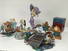 A collection of resin Disney figures (a lot)