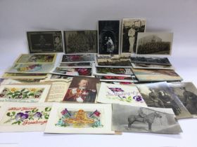 A bag of postcards including some WW1 examples. Sh