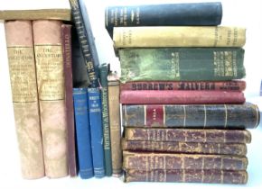 , A collection of good antique books to include Vo