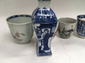 A collection of Chinese ceramics including a small