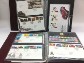 Six albums of GB first day covers. Shipping catego