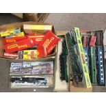 Two boxes of model trains comprising Triang and Ki