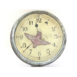 A vintage bakelite clock with a parachute regiment