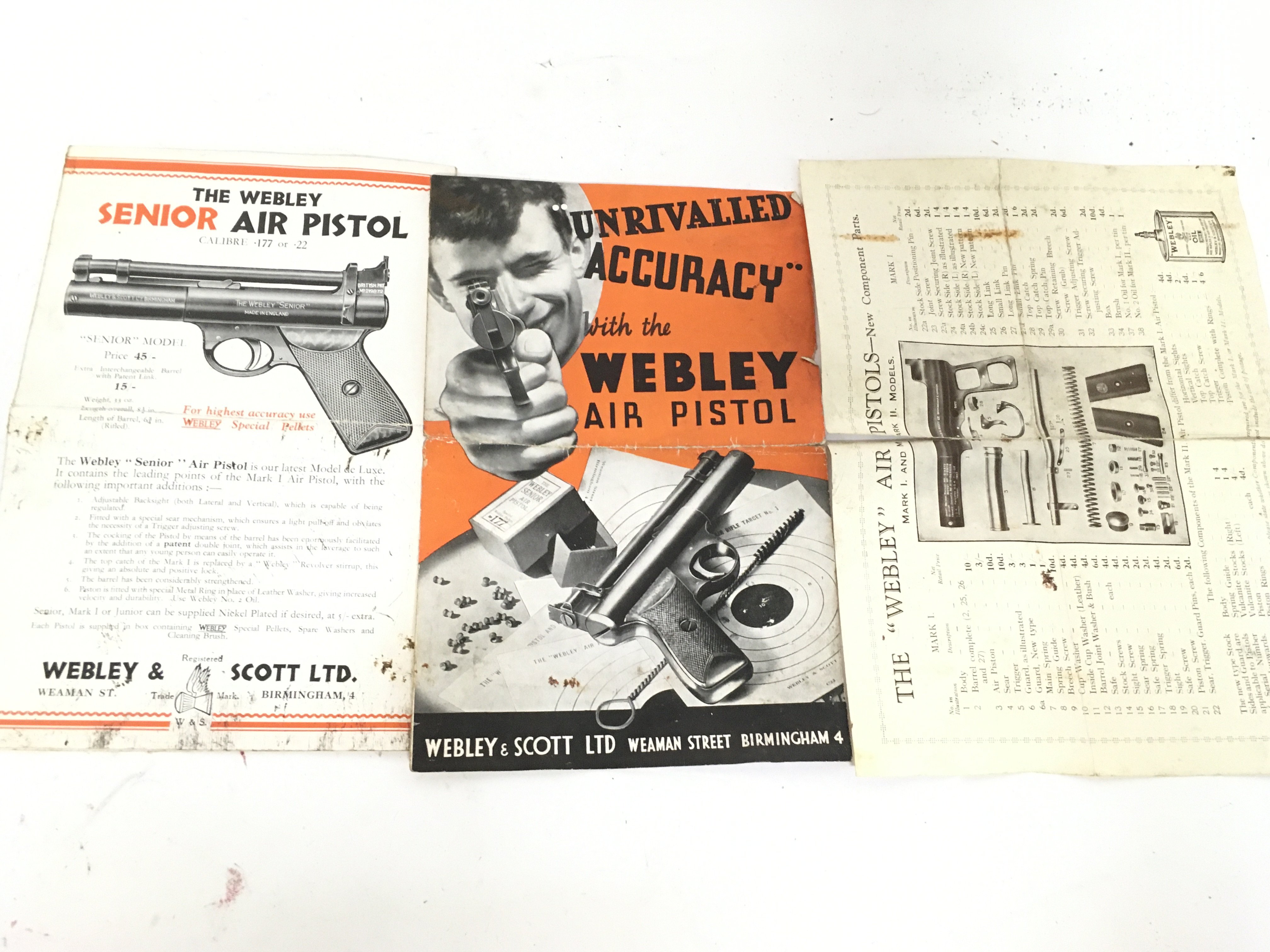 A boxed vintage Webley & Scott Junior .177 air pis - Image 5 of 5