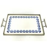 An early 20th century WMF porcelain butlers tray. Postage category D