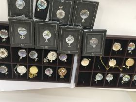 A collection of modern pocket watches collectors w