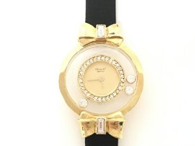 A Chopard happy diamonds ladies watch. Ref 20/5334