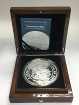 A cased Heroes of 2020 pure silver one kilo medal.