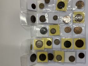 26 good condition coins varied dates.