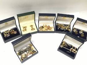 A Collection of Masonic cufflinks, postage categor