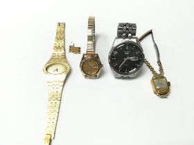 A collection of watches including a vintage ladies