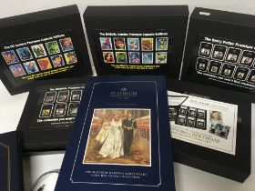 A collection of stamps comprising cased DC premium