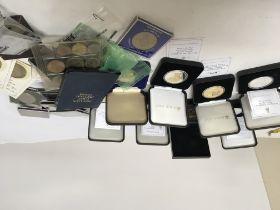 A cool cased coins including silver proof coins a