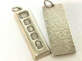 Silver ingots, postage category A