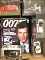 6 Boxes Containing the Complete James Bond Car Col