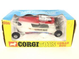 A Boxed Corgi Lunar Bug #806 box is worn.