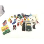 A collection of model diecast vehicles by Dinky. B