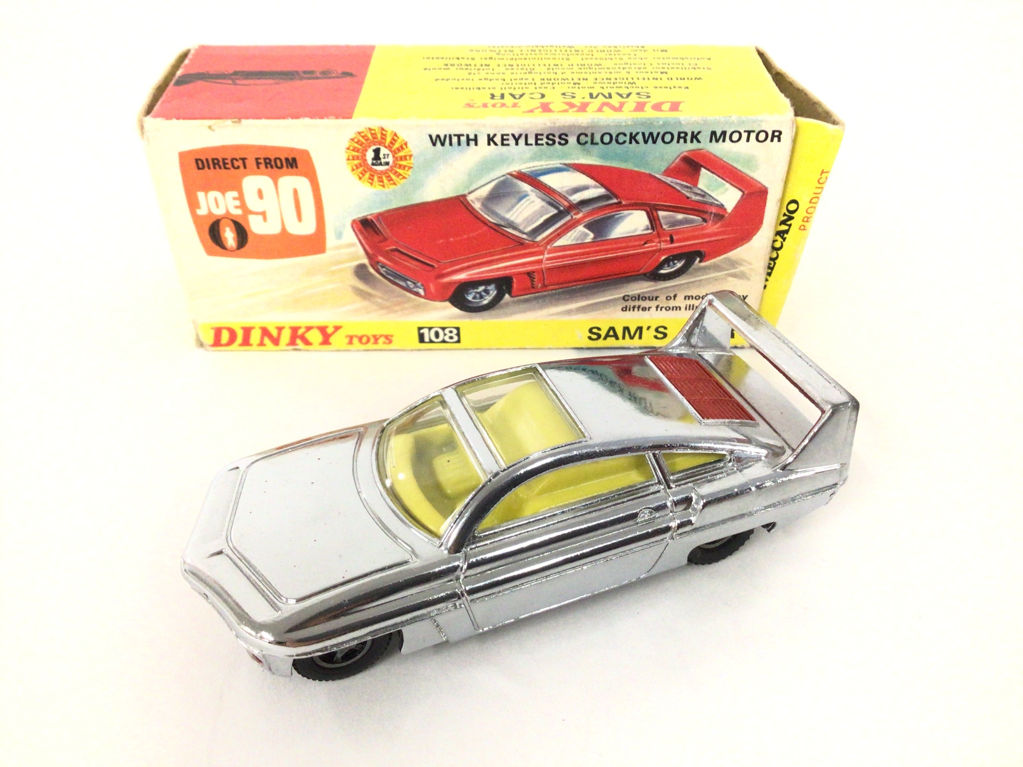 A Boxed Dinky Joe 90 Samâ€™s Car in Crome. #108. I - Image 2 of 2