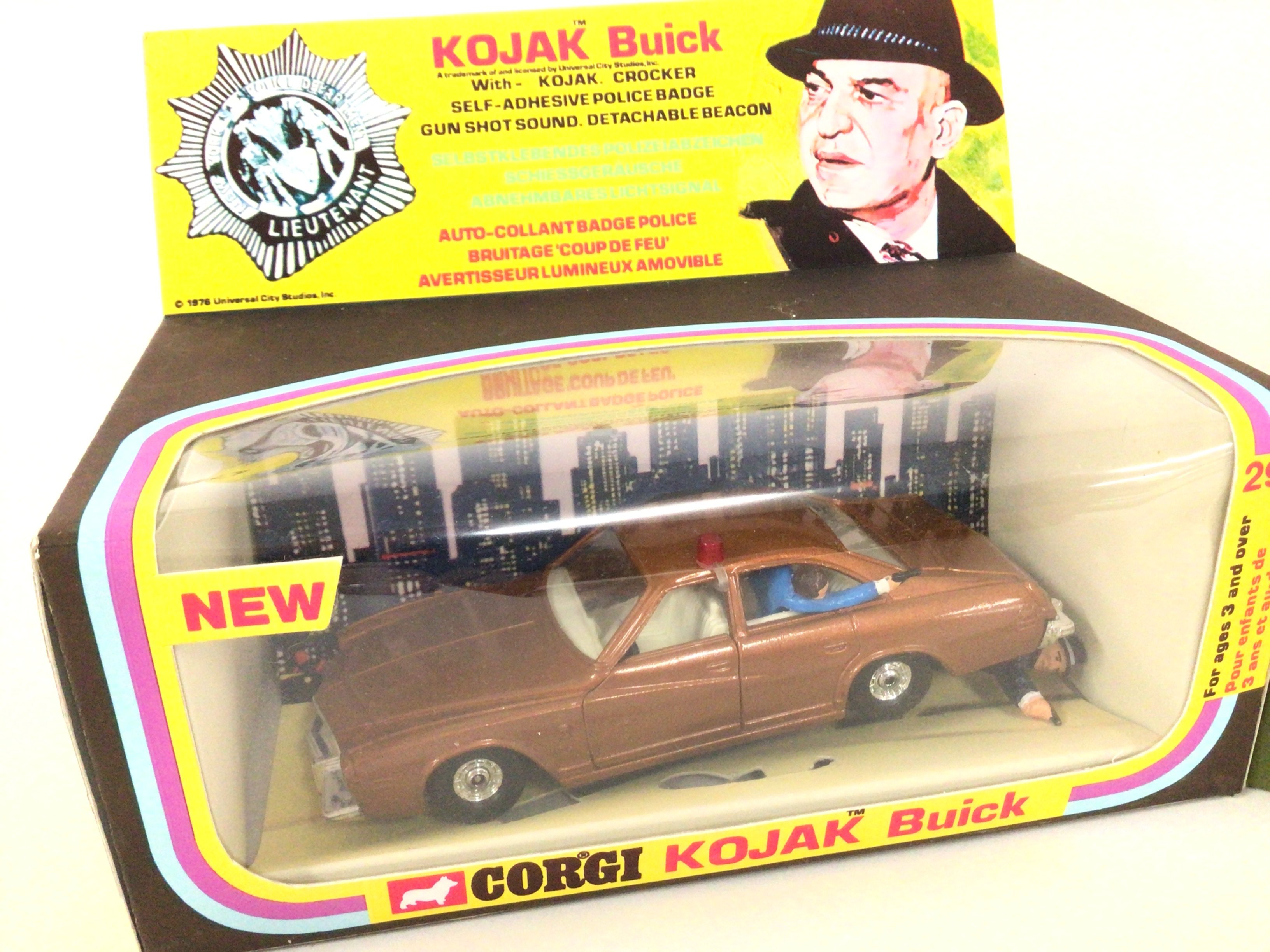 Corgi Toys 292 Starsky & Hutch Ford Gran Torino, Scatola Riproduzione, Nuovo, Made In UK