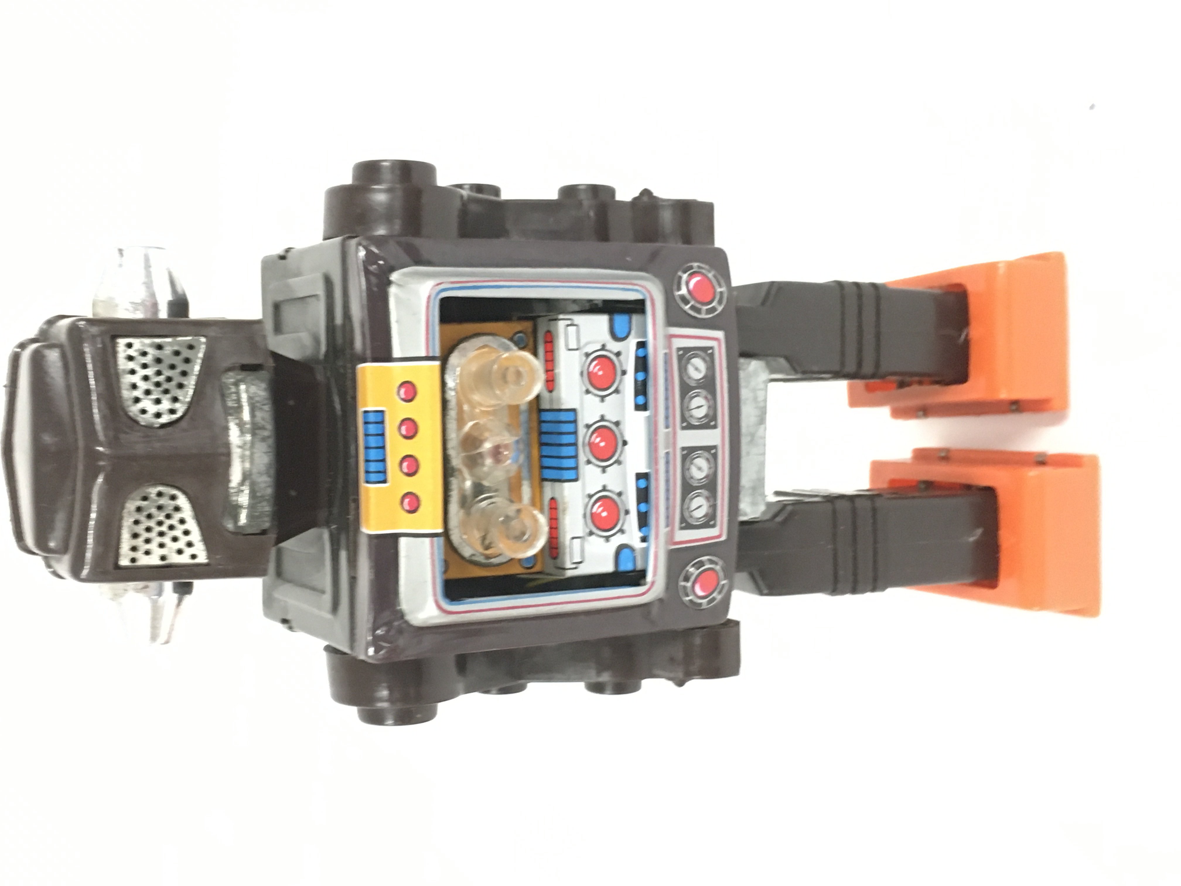 A boxed 1960s tinplate battery operated robot..MR - Image 7 of 8