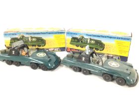 2 X Boxed Dinky Toys Armoured Command Car #602.