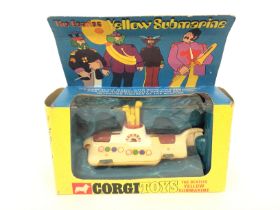 A boxed Corgi The Beatles Yellow Submarine. #803.