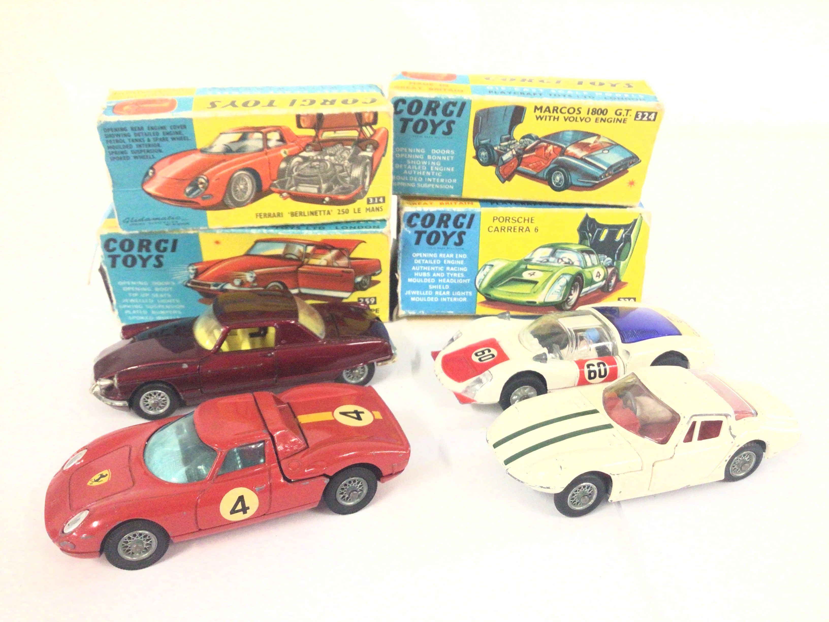 3 X Boxed Corgi Vehicles including a Ferrari Berli